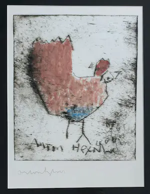 Anton Heyboer - Kip of haan kopen? Bied vanaf 425!