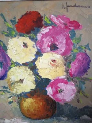 Leo Jordaens - Stilleven met bloemen kopen? Bied vanaf 20!