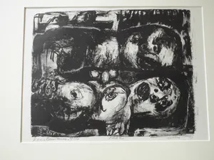 Kees Buurman - Litho - Paar kopen? Bied vanaf 25!