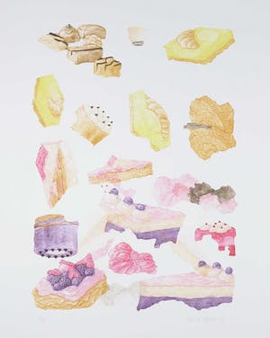 Roos van der Meijden - Ets, Piece of cake kopen? Bied vanaf 1!