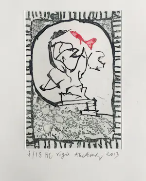 Pierre Alechinsky - kleurenets - 2013 - oplage 15 HC kopen? Bied vanaf 625!