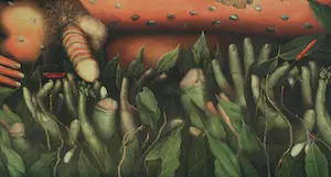 Niet of onleesbaar gesigneerd - Erotisch werk , “Zeevruchten”– GROOT – 125 x 146 cm – giclee kopen? Bied vanaf 10!