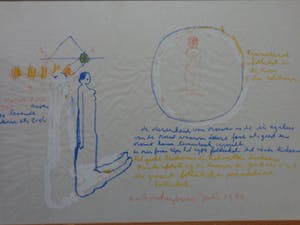 Anton Heyboer - FIGURATIE / ORIGINEEL WERK / 67x101cm / SIG / KADER kopen? Bied vanaf 125!