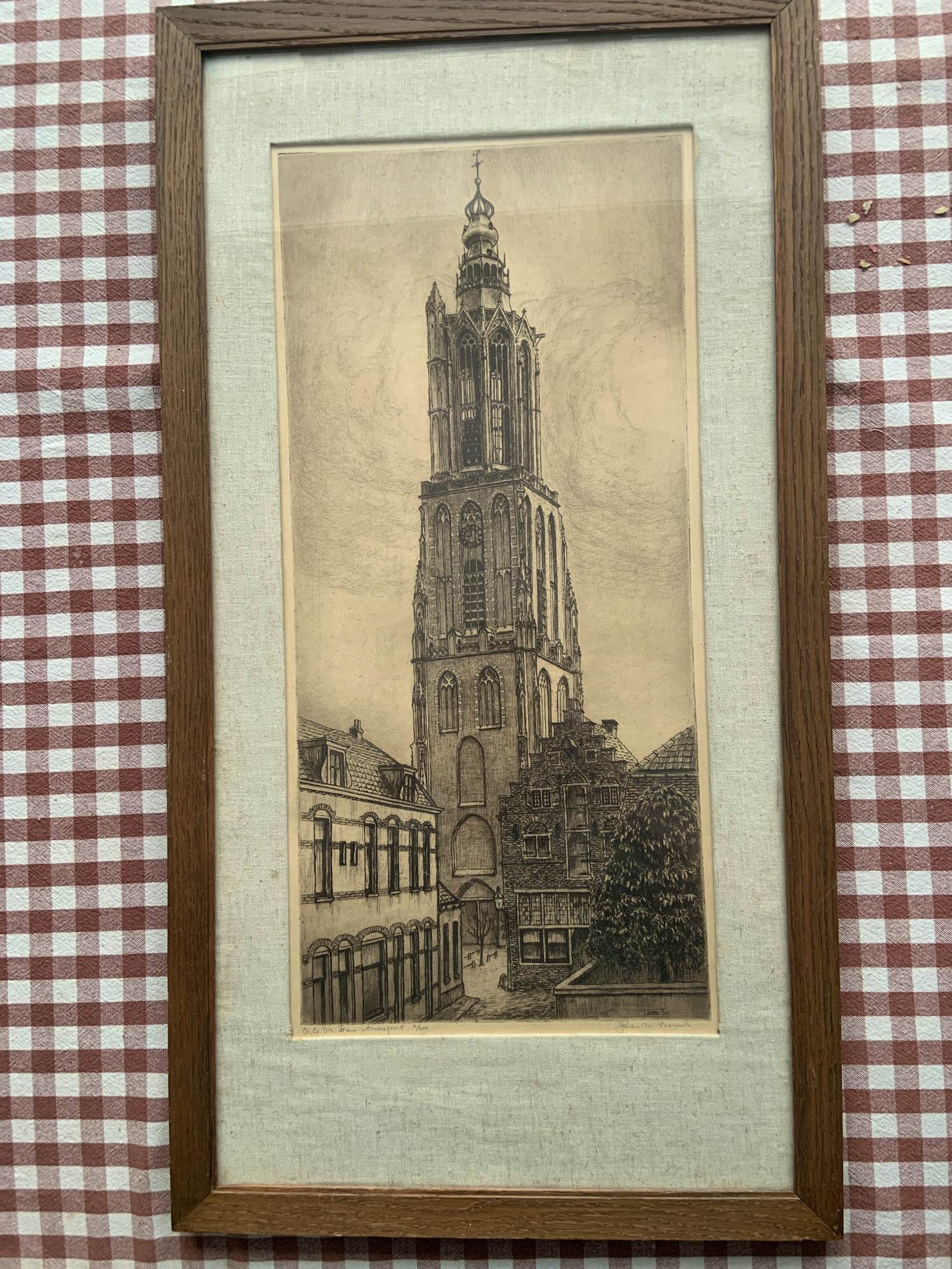 Johan Marie Bennik - O.L.V. Toren Amersfoort. (1931) kaufen? Bieten Sie von 50!