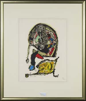 Jacques Doucet - Litho uit de portfolio Traces du Quotidien - Ingelijst verkocht voor € 70!