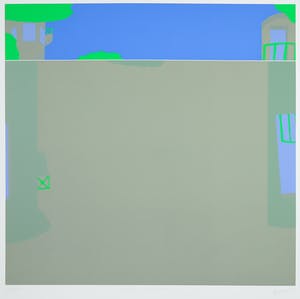 Hans Landsaat - Zeefdruk, Boheemse weerspiegeling kopen? Bied vanaf 1!