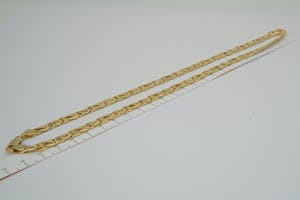 2544a - Fraai 18 karaats geel-gouden "Scroll" ketting - karabijnslot - gekeurd kopen? Bied vanaf 600!