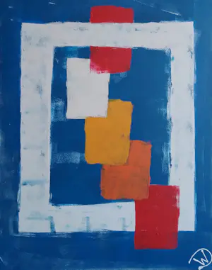 Buy Wiesje van Dam - A rectangular composition? Bid from 30!