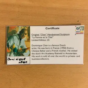 Dominique Chan - la femme et le chat kopen? Bied vanaf 100!