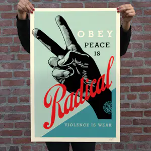 Shepard Fairey - Radical Peace Lithograph Signed kopen? Bied vanaf 10!