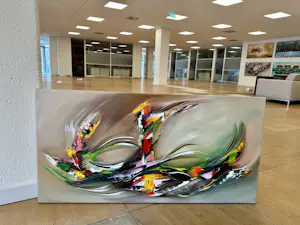 Gena - Abstract Green kopen? Bied vanaf 199!