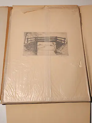 Jan Poortenaar - Holland, Tweede Reeks, Zes Etsen Ter Gelegenheid Van Het Bevrijdingsjaar 1945 kaufen? Bieten Sie von 50!
