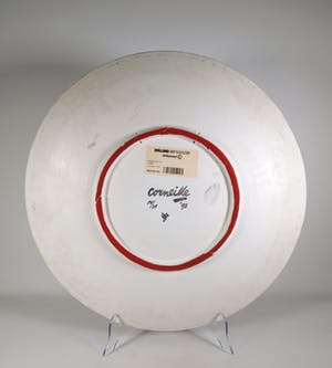 Corneille - Aardewerken schaal, l'Arbre Rouge (Groot!) kopen? Bied vanaf 500!