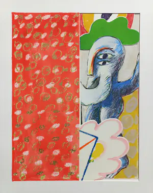 Horst Antes - Strip Teeth, complete uitgave met 7 pochoirs + gesigneerde aquarel kopen? Bied vanaf 1000!