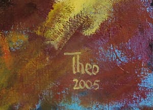 Theo Onnes - Acryl op doek, Dora - Ingelijst kopen? Bied vanaf 350!