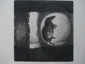 Hans Blanken - Ets "Verheft zich God in eindeloze majesteit" Gerard Reve uit kleine oplage kopen? Bied vanaf 45!