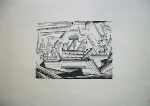 Lyonel Feininger - Kreuzende Segelschiffe II. kaufen? Bieten Sie von 1190!