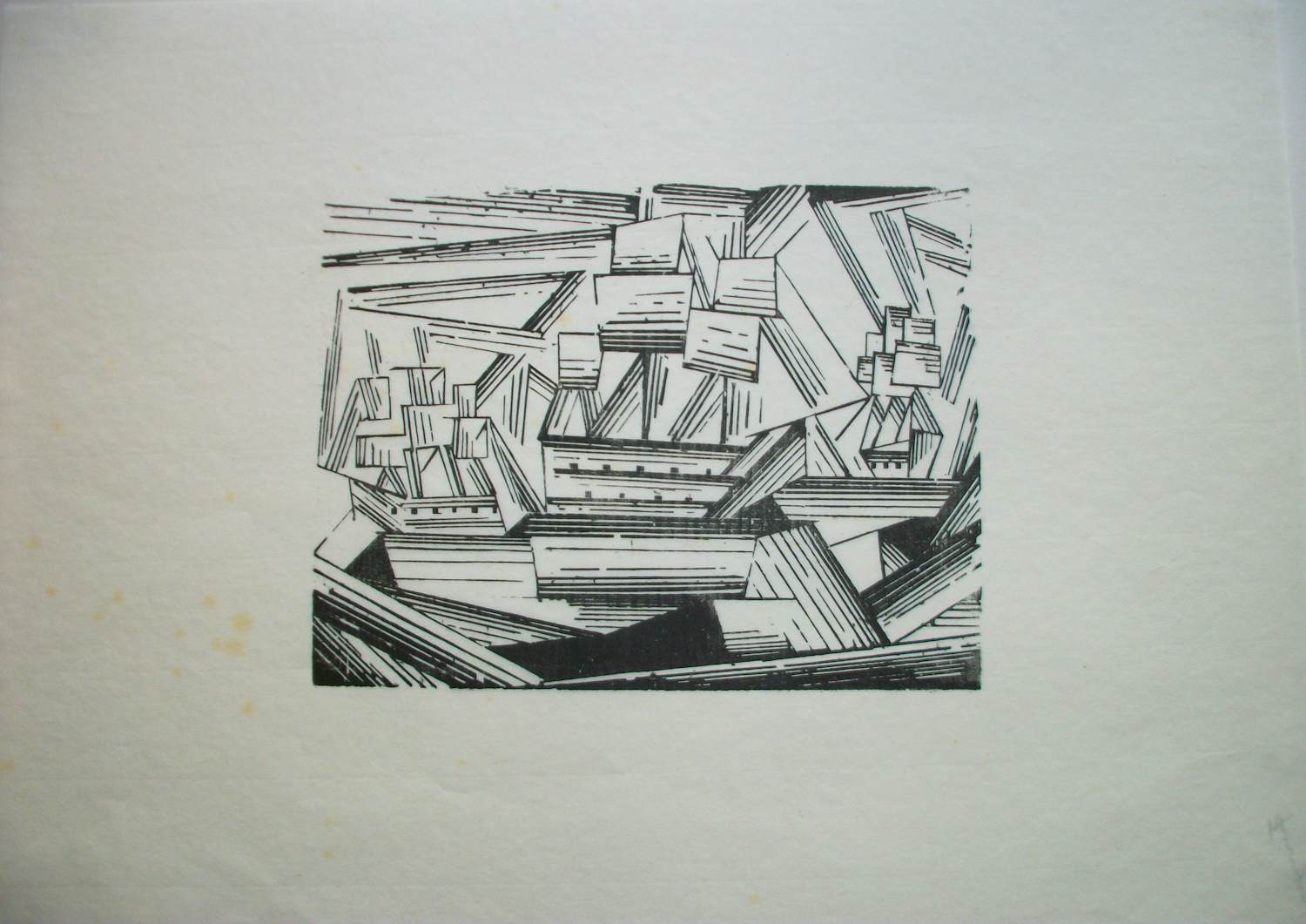 Lyonel Feininger - Kreuzende Segelschiffe II. kopen? Bied vanaf 1190!