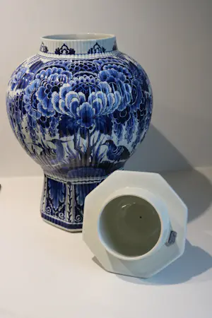 Porceleyne Fles - Royal Delft Dekselvaas kopen? Bied vanaf 150!