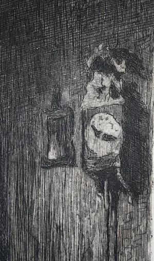 Jozef Israëls - Standaardwerk & ets "Alleen op de wereld" kopen? Bied vanaf 100!