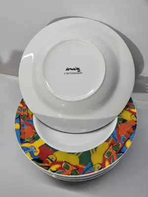 Corneille - Serviesgoed, 6 diepe borden 21 cm kopen? Bied vanaf 50!