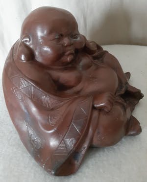 Niet of onleesbaar gesigneerd - Hotei -Steen kopen? Bied vanaf 1!