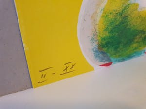 Jorg Reme - Zonder titel - gesigneerd - 1989 - 20ex. kopen? Bied vanaf 1!