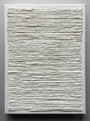 Jan Schoonhoven Jr. - reliëf - ‘zonder titel’ - 2020 verkocht voor € 1150!