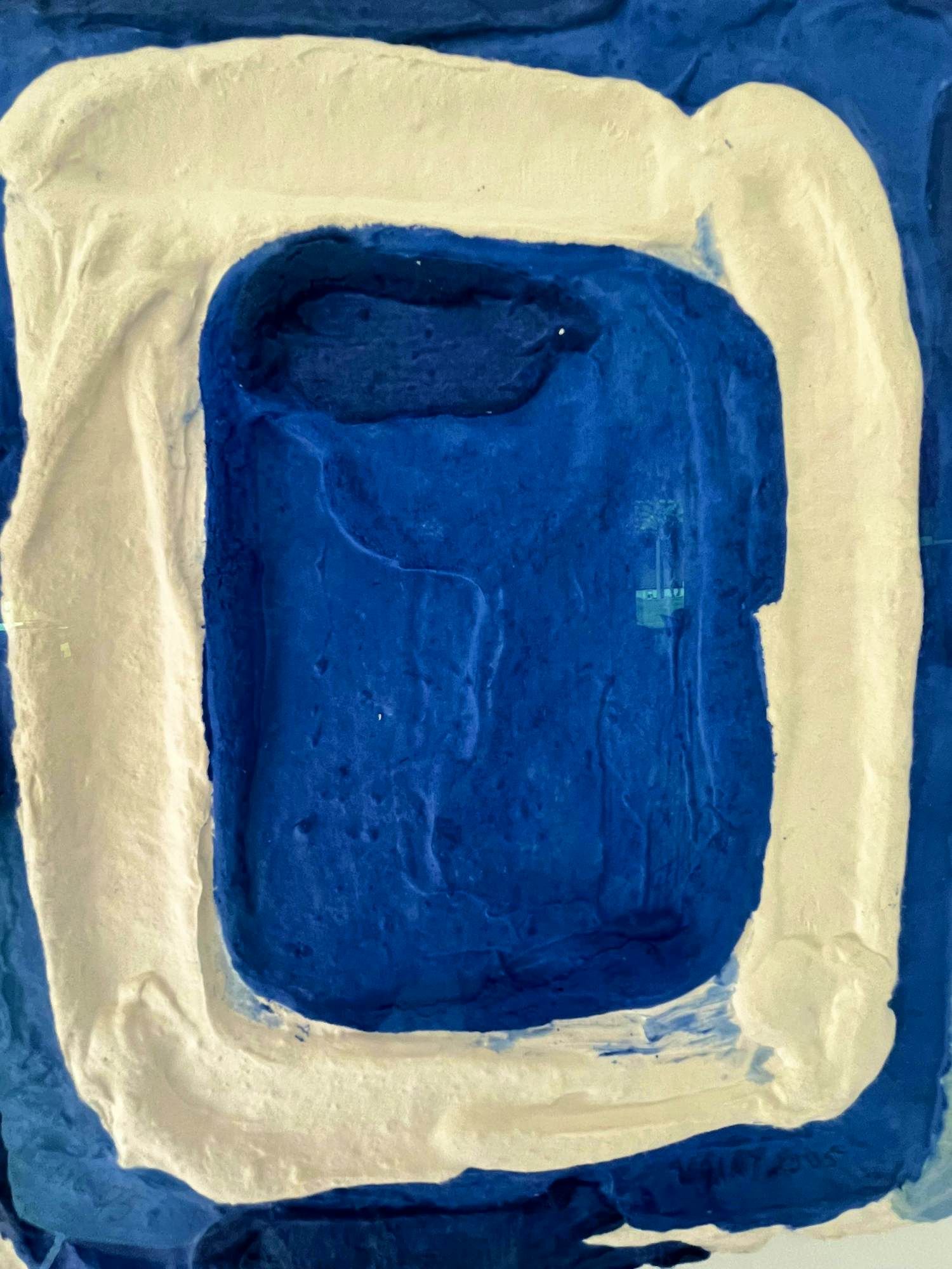 Bram Bogart - BLAUW WIT verkocht voor € 3850!