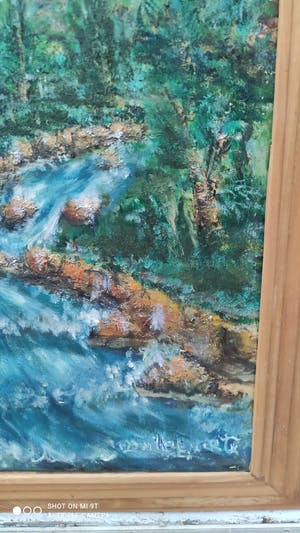 Niet of onleesbaar gesigneerd - Landschap met gebouwtjes kopen? Bied vanaf 1!