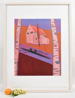 Henriette Boerendans - Roeiers - 25/25 - ingelijst kopen? Bied vanaf 1!