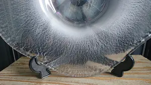 Willem Rozendaal - Helderglazen schaal met tincraquelé en luster "Coquille" (1937) kopen? Bied vanaf 1!