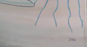 Niet of onleesbaar gesigneerd - JHG; 'Is daar iemand?' kopen? Bied vanaf 1!