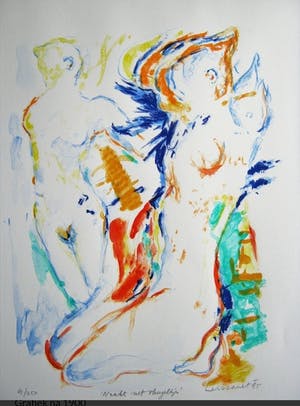 Paul de Lussanet - Naakt met vleugeltjes - gesigneerd - 1995 - 200 ex. kopen? Bied vanaf 1!
