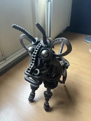 Wim Cerneus - Imposante Ijzere Stier kopen? Bied vanaf 545!