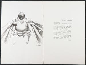 Stanislaw Masiak - Pentekening, Gevleugelde man kopen? Bied vanaf 1!