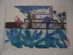 Sylvia Oudkerk - kleurenets - Titel, Tazacorte, ingelijst kopen? Bied vanaf 40!