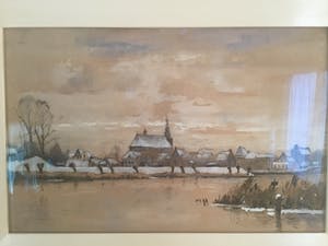 Willem Knip - Gezicht op Weesp kopen? Bied vanaf 250!