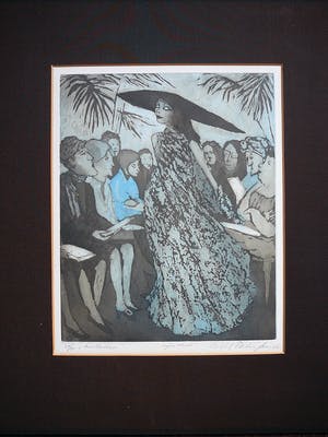 Buy Willy Belinfante - Modeshow -kleurenets-? Bid from 1!