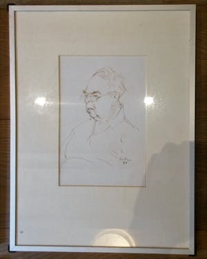 Joop Liesker - 4 portrettekeningen kopen? Bied vanaf 25!