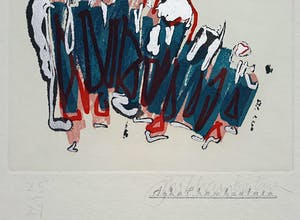 John Chamberlain - Abstracte compositie, aquatint ets kopen? Bied vanaf 300!