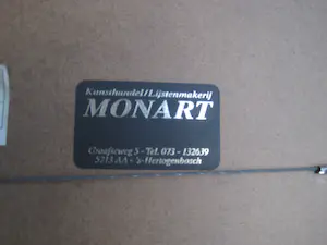 Arty Grimm - Grote & unieke A(rtist) P(roof) zeefdruk "Winter" - mooi ingelijst kopen? Bied vanaf 37!