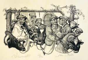 Jan Strube - veemarkt verkocht voor € 65!