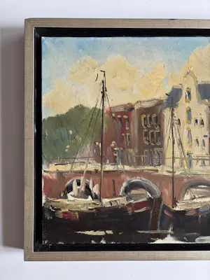 Buy Jan Kelderman - Het Oude Pakhuis bij de Amsterdamse gracht? Bid from 79!