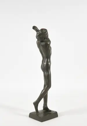 Kees Verkade - Bronzen beeld van een staande naakte vrouw kopen? Bied vanaf 1500!