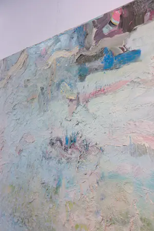 Angelos Tassopoulos - Olieverf op doek, Abstracte compositie - Zeer groot kopen? Bied vanaf 500!