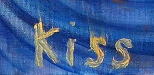 Kiss Riemvis - Olieverf op doek, z.t. Transformatie kopen? Bied vanaf 50!