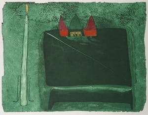 Michel van Overbeeke - Kleurenets met bladgoud, Body candle - Ingelijst kopen? Bied vanaf 50!