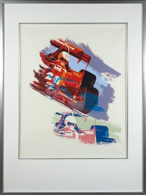 Frank Gude - Zeefdruk, Agip - Ingelijst kopen? Bied vanaf 1!