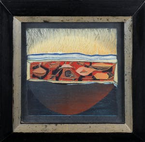 Antje Veldstra - Houtdruk: "De zon is onder de aarde gezonken" - 1998 kopen? Bied vanaf 69!